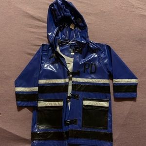Carters PD raincoat/ costume 3t